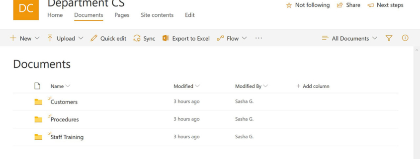 SharePoint Online - Document Library